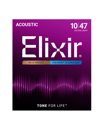 Cuerdas Elixir Polyweb 11000 Extra Light 10-47