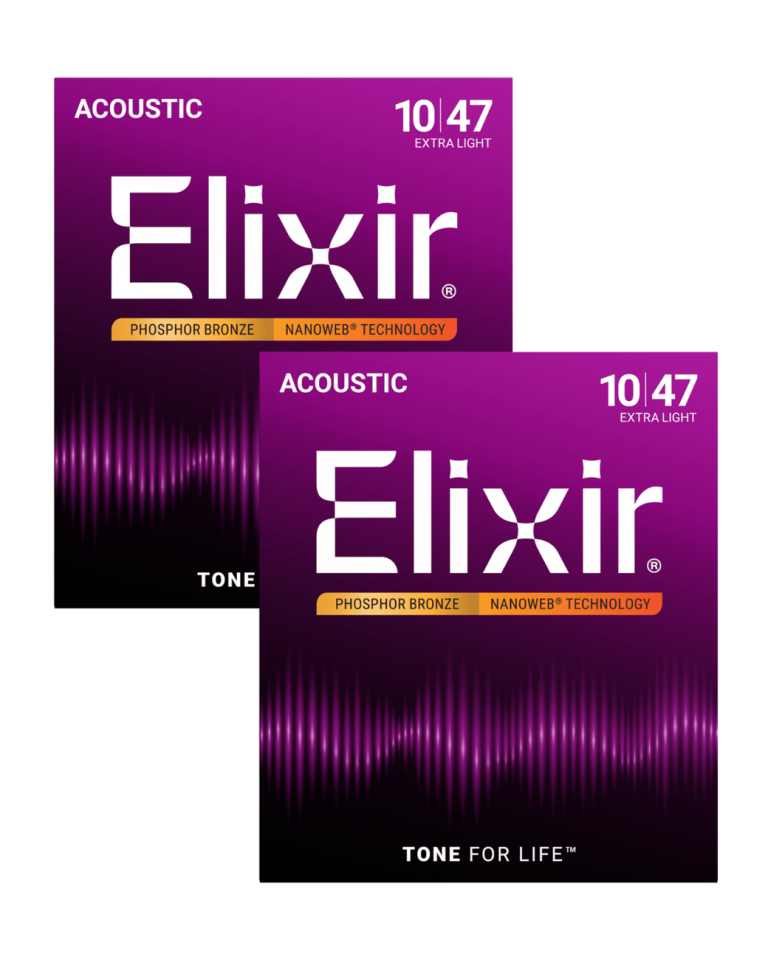 Set de 12 Cuerdas Dobles Elixir Phosphore Bronze 16002 Light 10-47 para Docerola