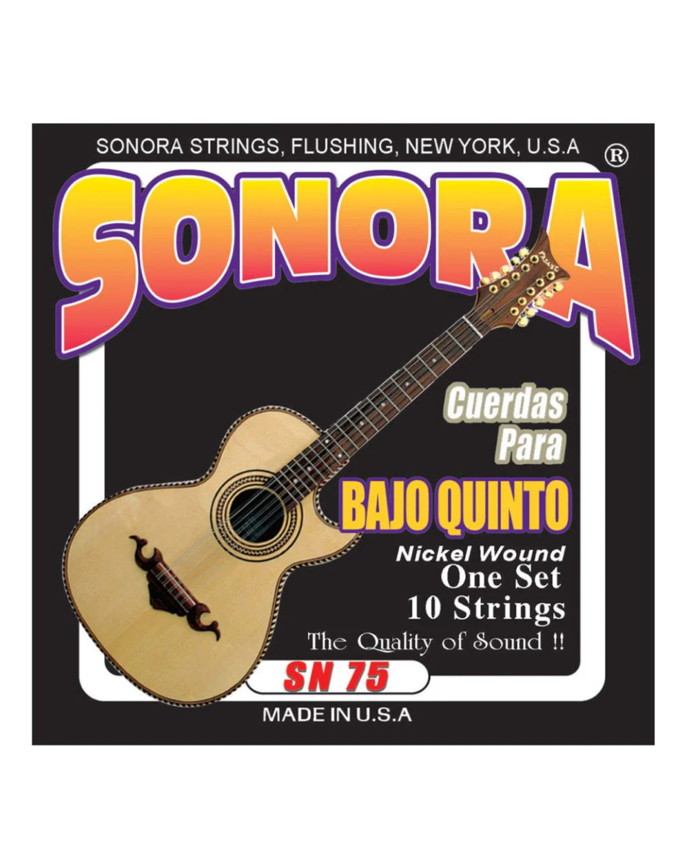 Cuerdas para Bajo Quinto Sonora SN 75