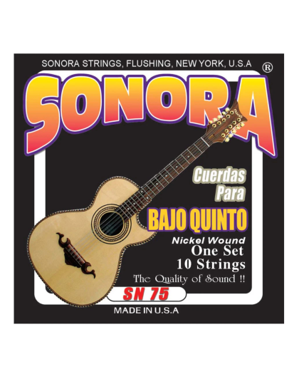 Cuerdas para Bajo Quinto Sonora SN 75