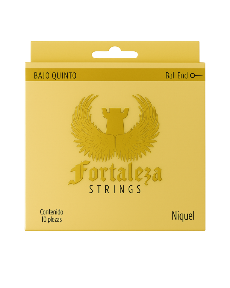 Cuerdas Fortaleza para Bajo Quinto de Niquel Ball End