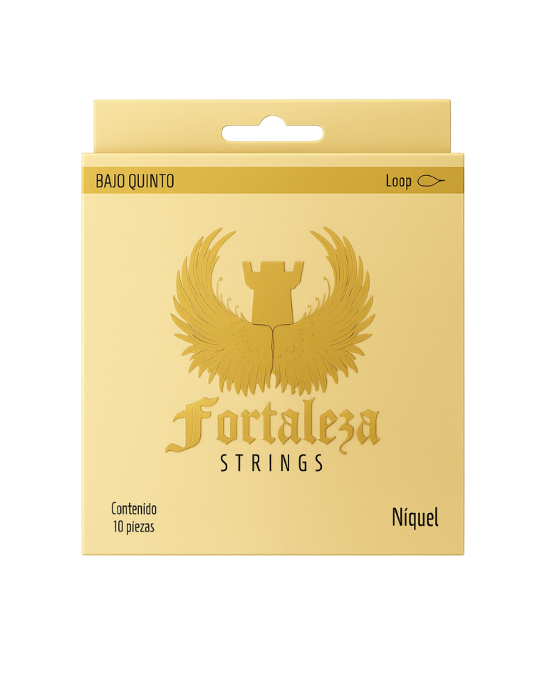 Cuerdas Fortaleza para Bajo Quinto de Niquel Loop End